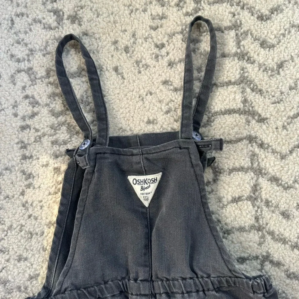 Osh Kosh Black Back Cross Romper
